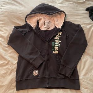 Full zip Fighting Sioux hoodie